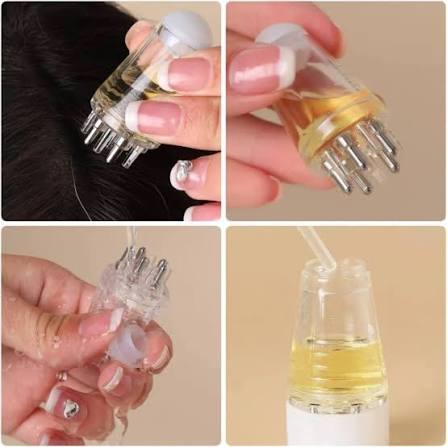Scalp Oil Applicator Liquid Massage Comb – Portable Mini Hair Care Tool