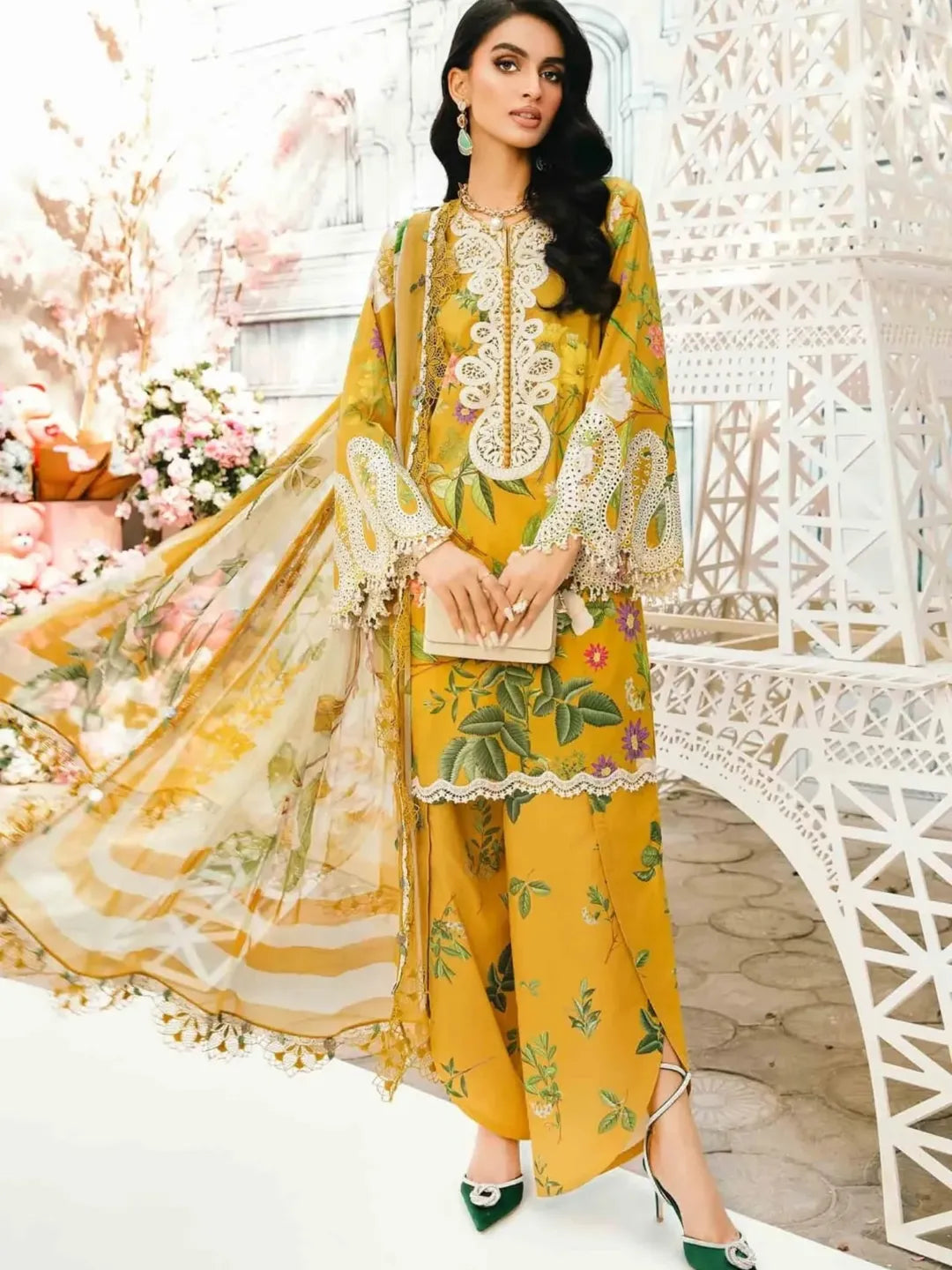 Maria B Printed Lawn 3pc